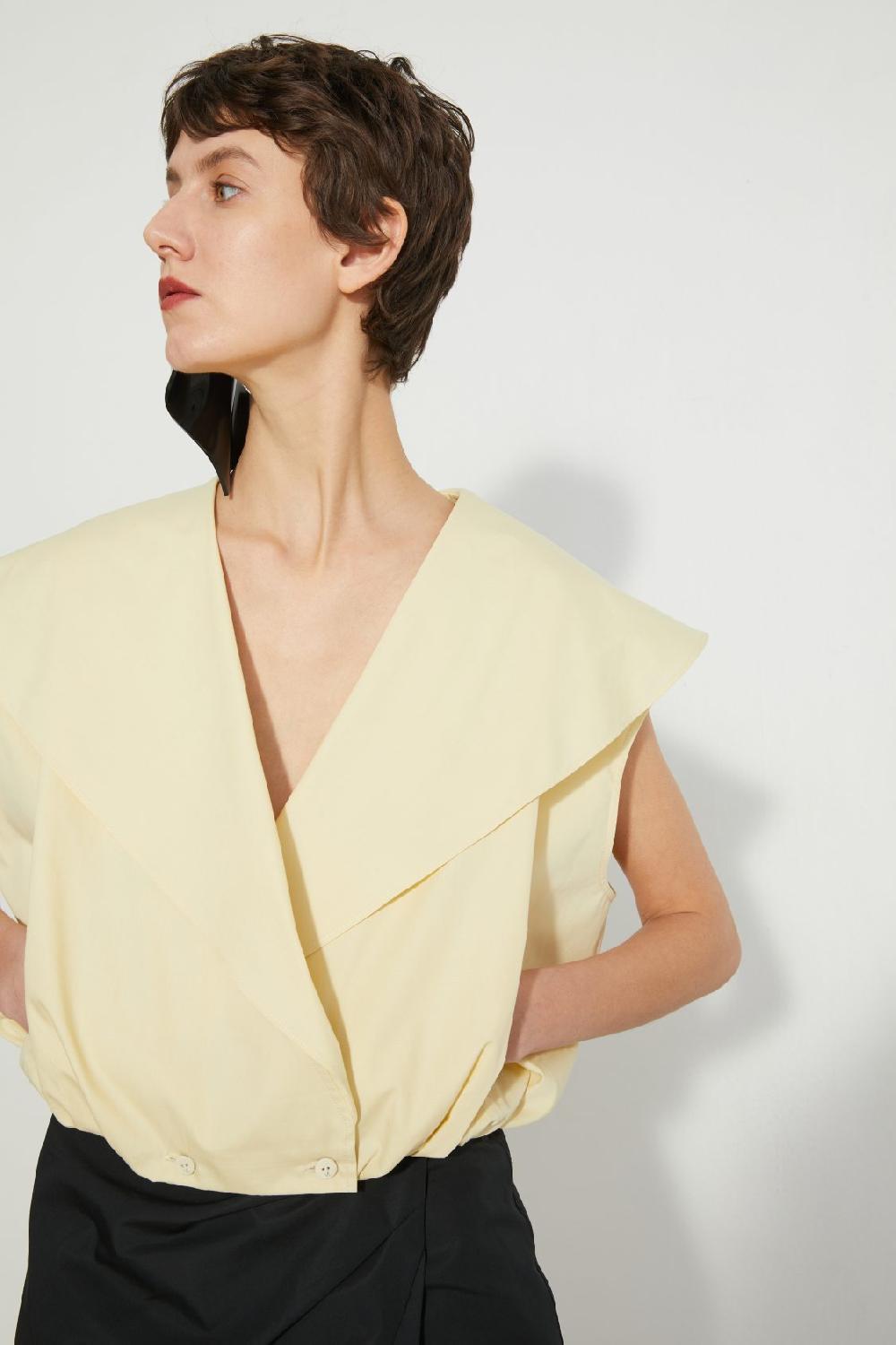 Veronique Leroy Bomber Crop Sans Manches
