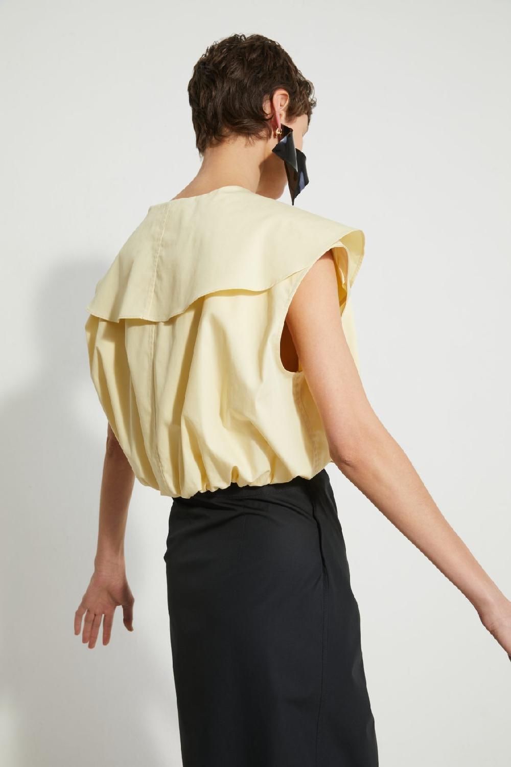 Veronique Leroy Bomber Crop Sans Manches