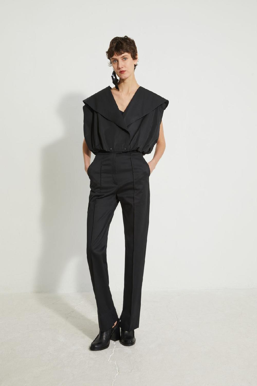 Veronique Leroy Bomber Crop Sans Manches