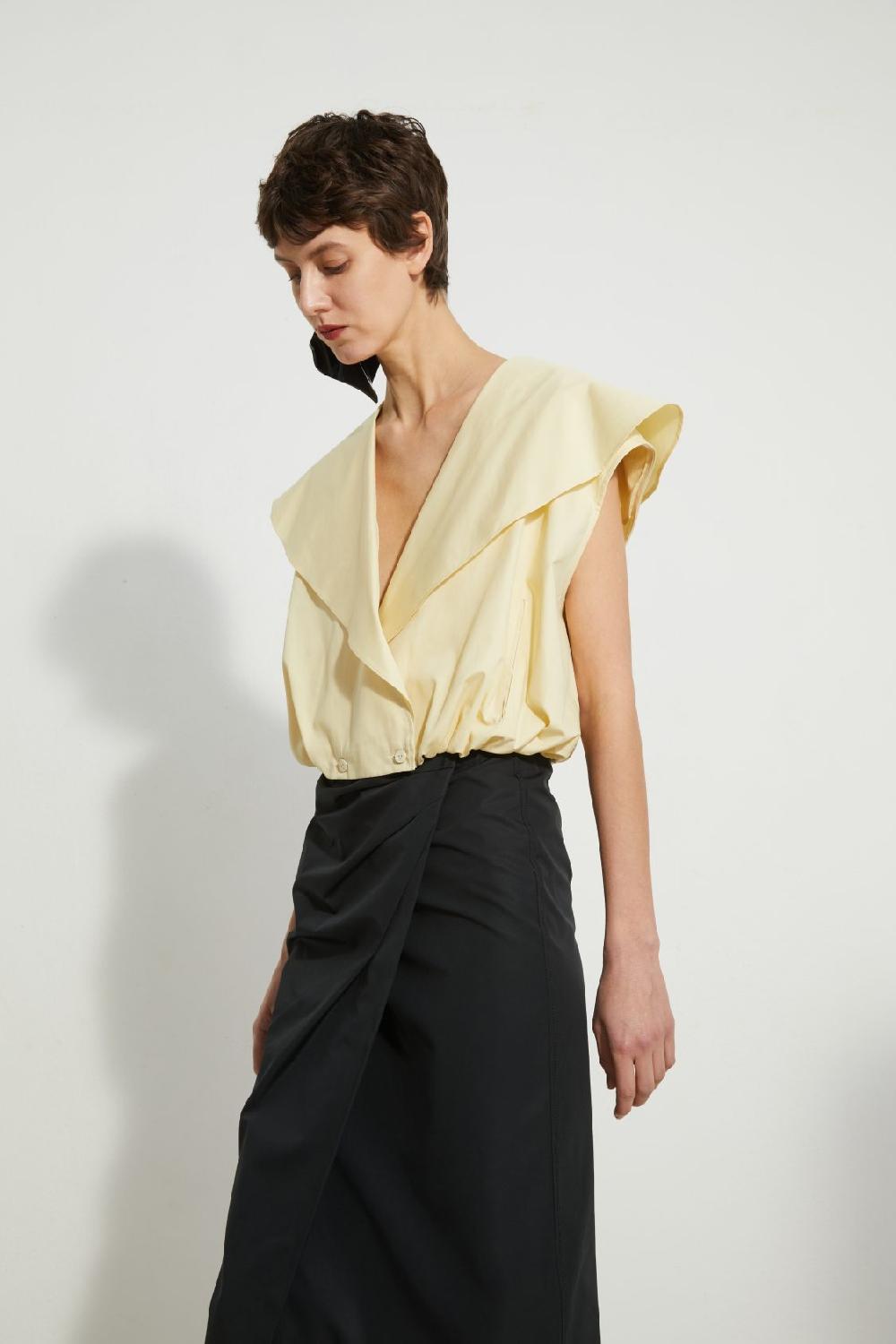 veronique leroy Bomber crop sans manches