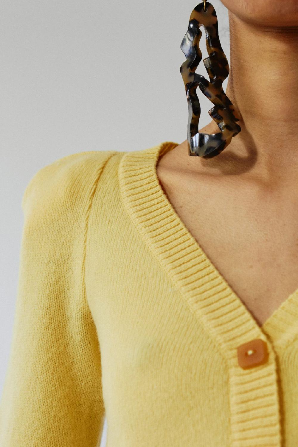 veronique leroy Boucle d’oreille torsade