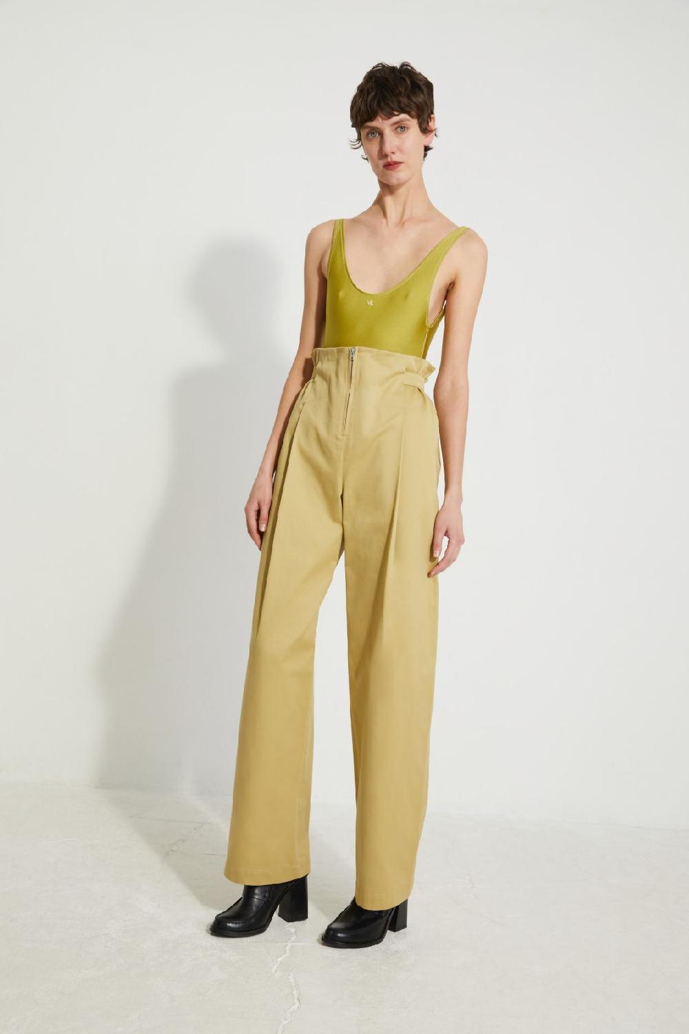 veronique leroy Pantalon à pince ajustable