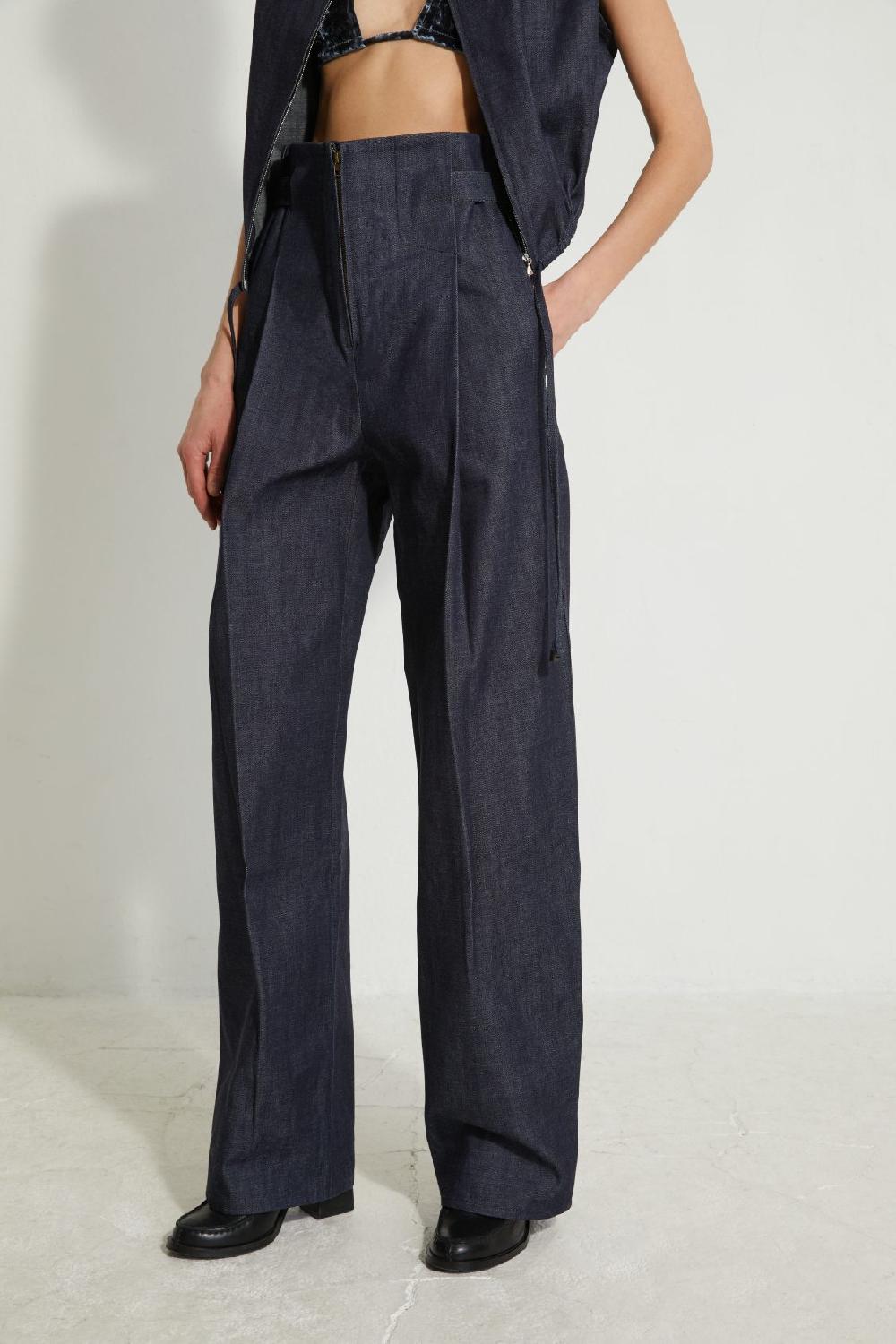 veronique leroy Pantalon à pince ajustable