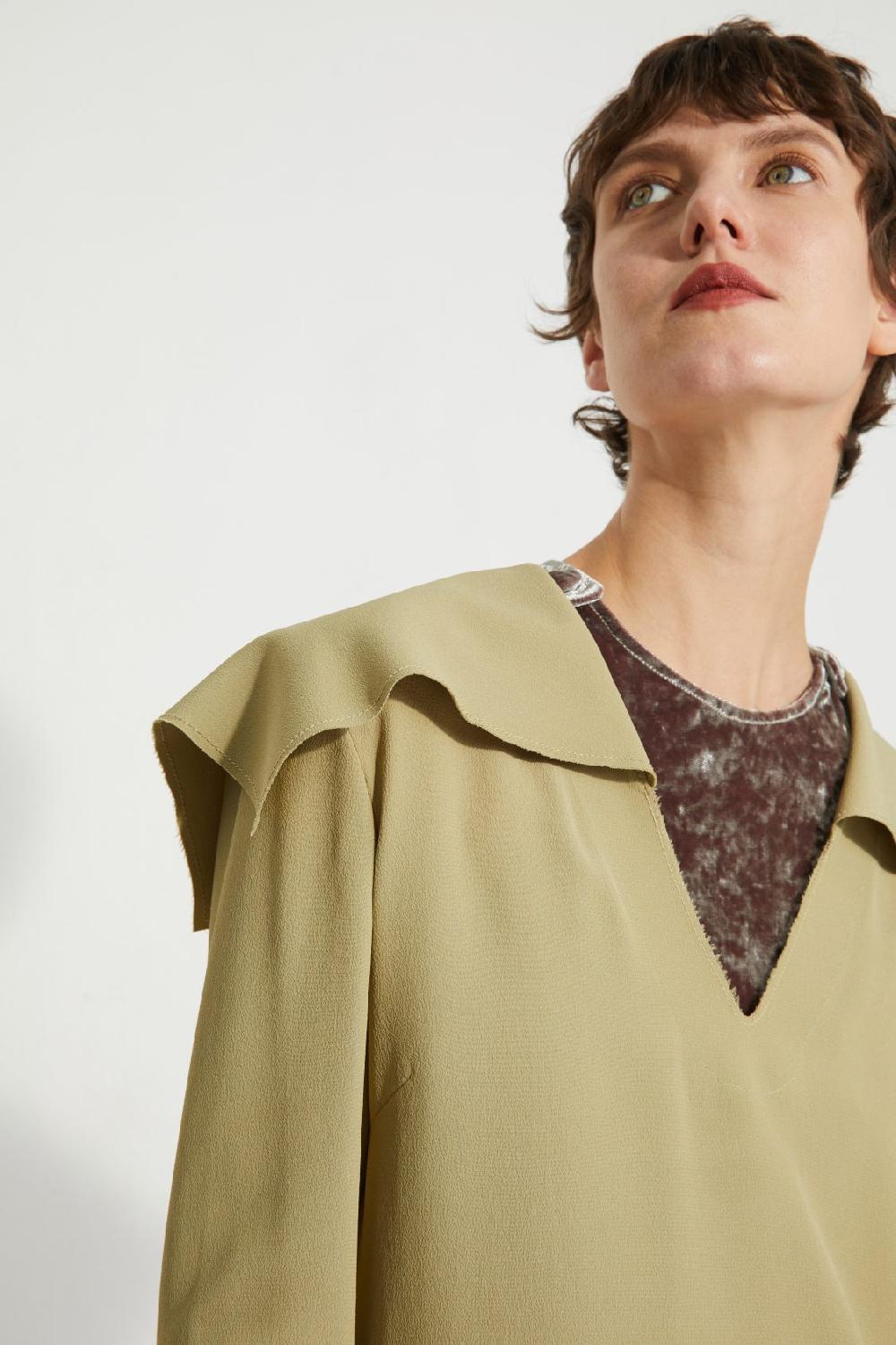 Veronique Leroy Robe à Large Col