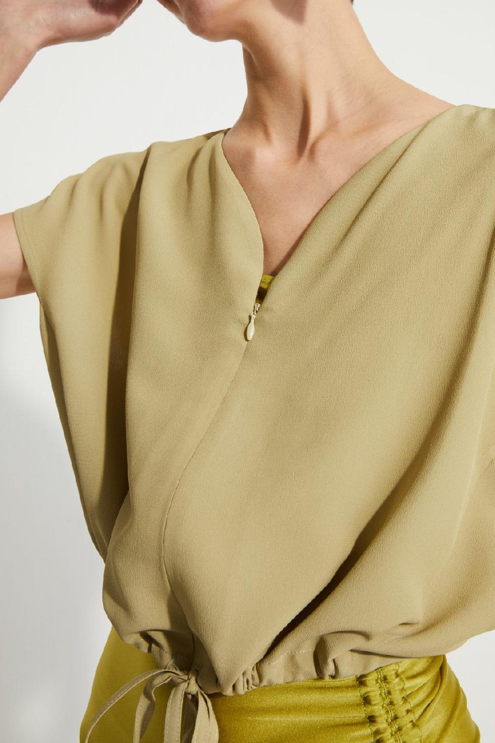 veronique Leroy Top Ajustable Zippé