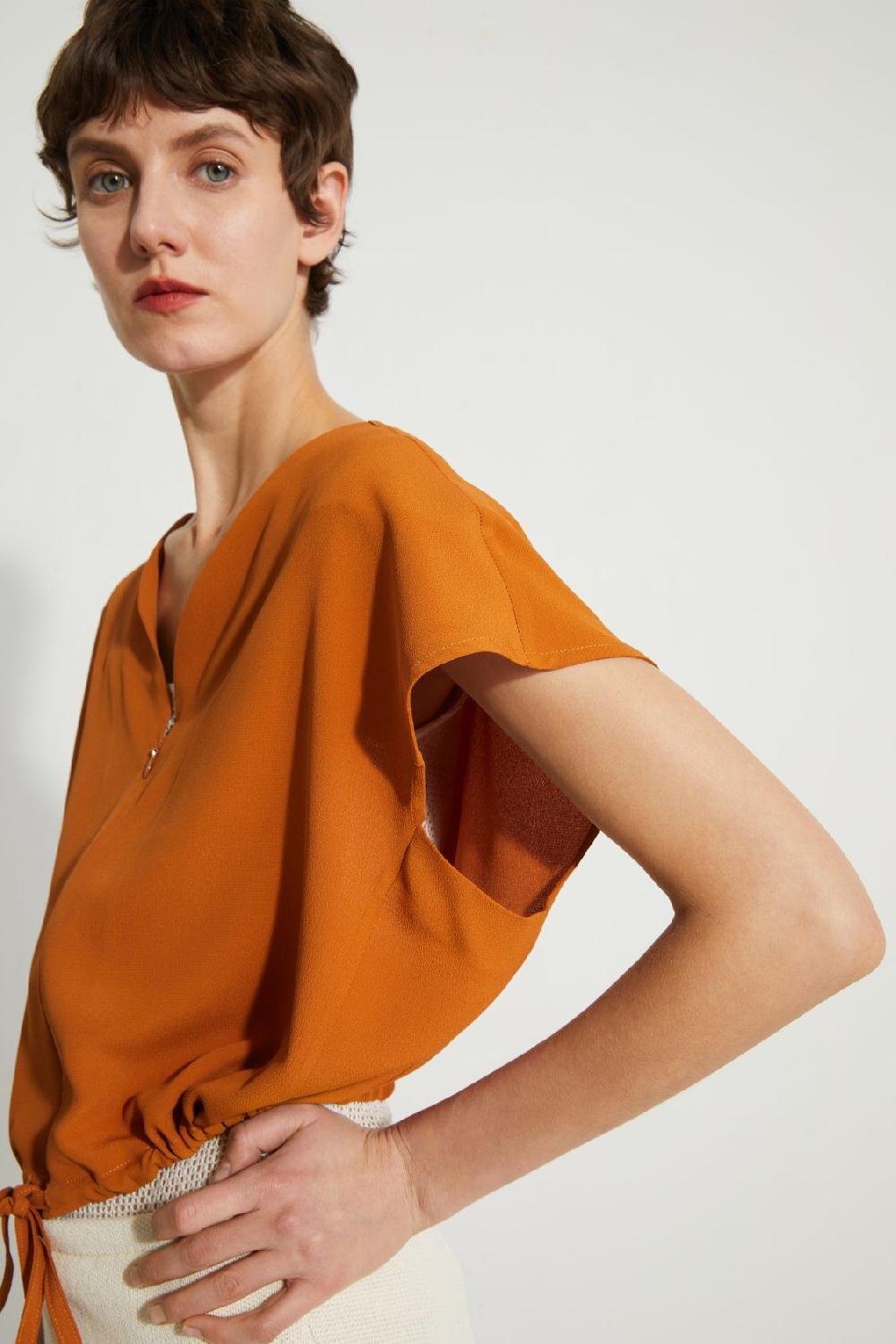 Veronique Leroy Top Ajustable Zippé