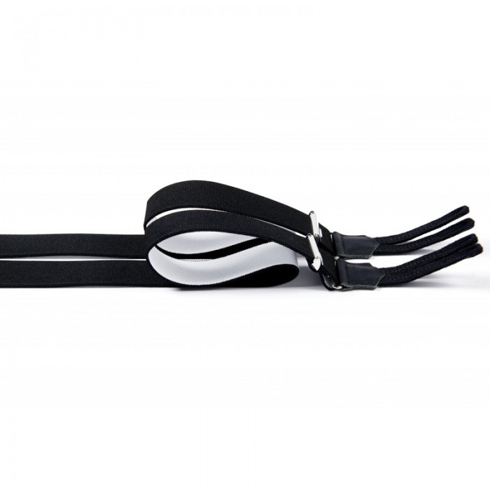 vertical l’accessoire Bretelles à boutons noir Les Viennoises