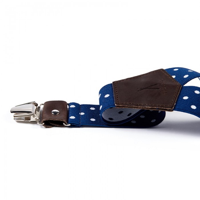 Vertical L’accessoire Bretelles Larges Bleu Et Blanc Les Combloranes