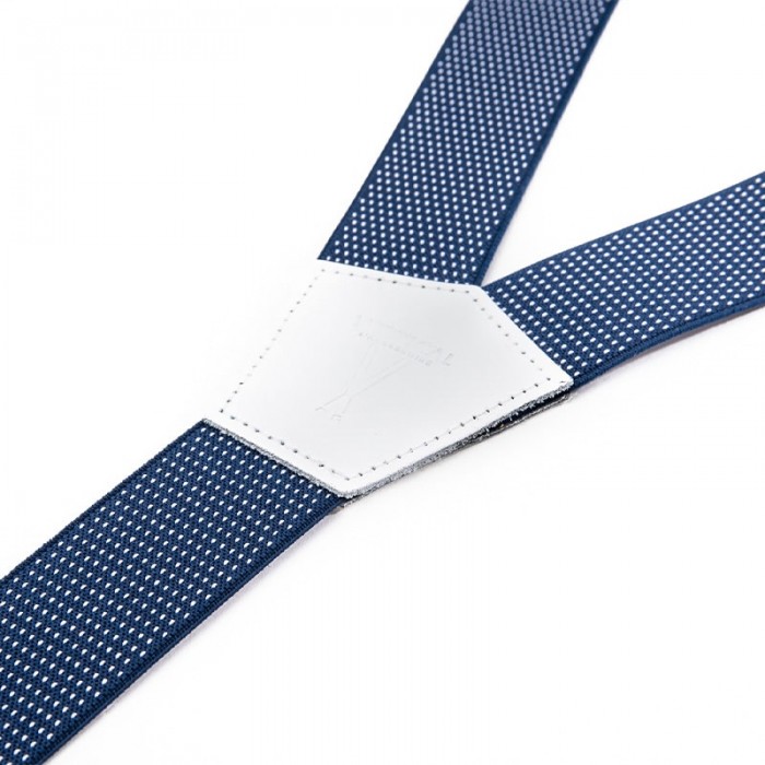 Vertical L’accessoire Bretelles Larges Bleu Et Blanc Les Marignanaises