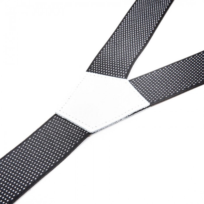 Vertical L’accessoire Bretelles Larges Noir Et Blanc Les Mentonnaises