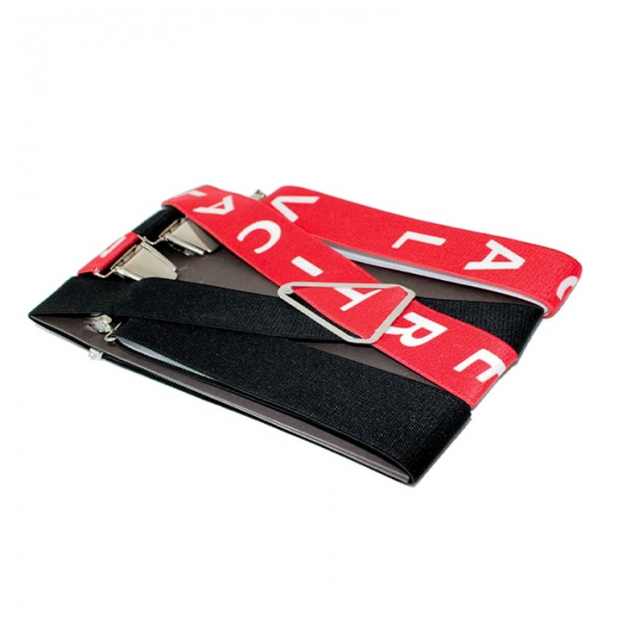 vertical l’accessoire Bretelles larges noir et rouge Les Balbyniennes