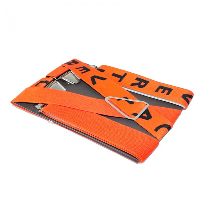 vertical l’accessoire Bretelles larges orange et noir Les Albertiviliariennes