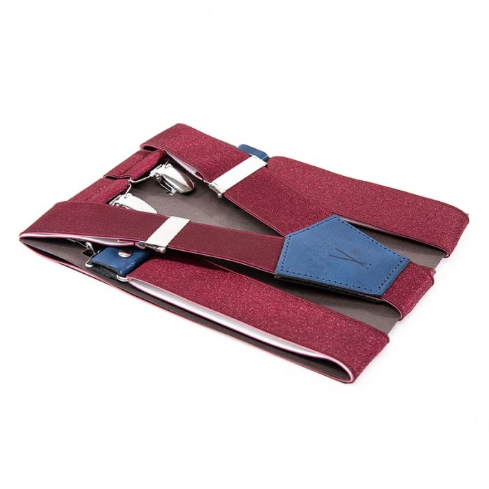 vertical l’accessoire Bretelles larges rouge bordeaux Les Salisiennes