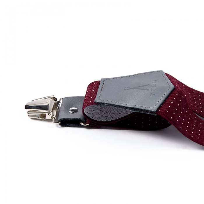 Vertical L’accessoire Bretelles Larges Rouge Bordeaux Les Tourangelles