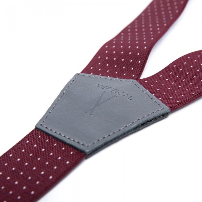 Vertical L’accessoire Bretelles Larges Rouge Bordeaux Les Tourangelles