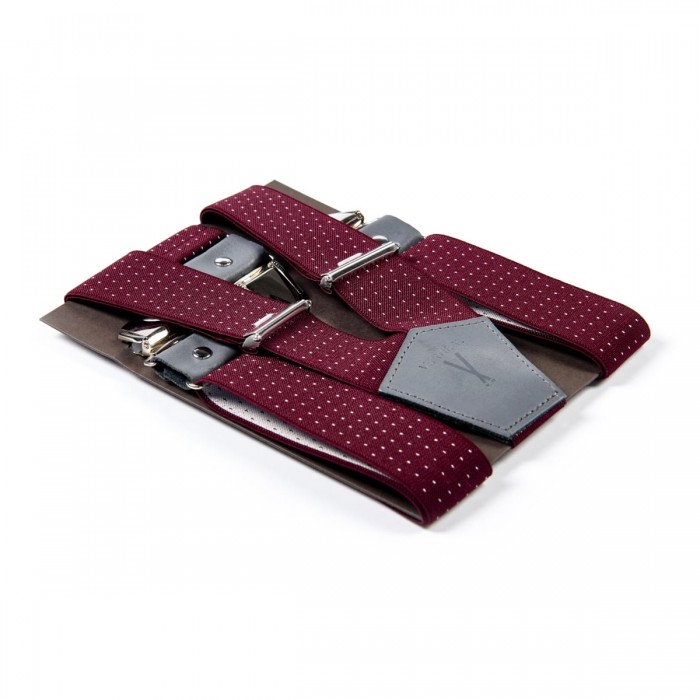 vertical l’accessoire Bretelles larges rouge bordeaux Les Tourangelles