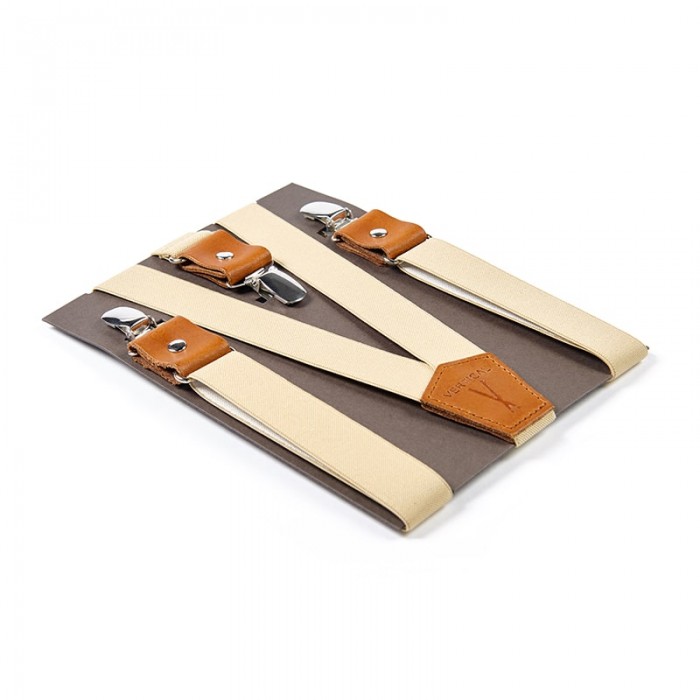 vertical l’accessoire Bretelles mi-larges beige Les Lilloises