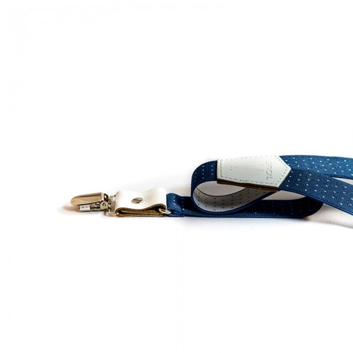 Vertical L’accessoire Bretelles Mi-larges Bleu Et Blanc Les Biarrotes