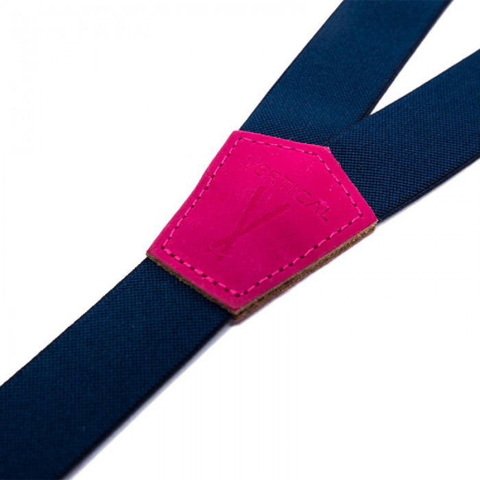 Vertical L’accessoire Bretelles Mi-larges Bleu Et Rose Les Toulousaines