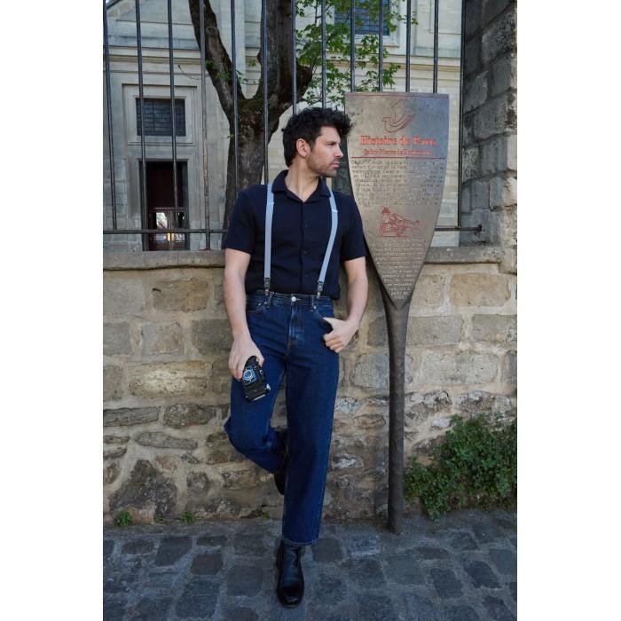 Vertical L’accessoire Bretelles Mi-larges Gris Les Brestoises