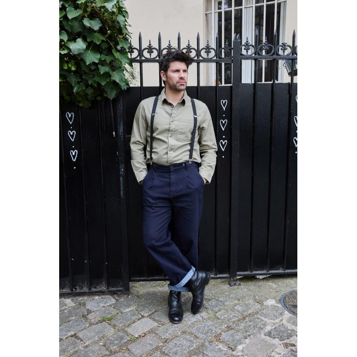 Vertical L’accessoire Bretelles Mi-larges Grises Les Paimblotines