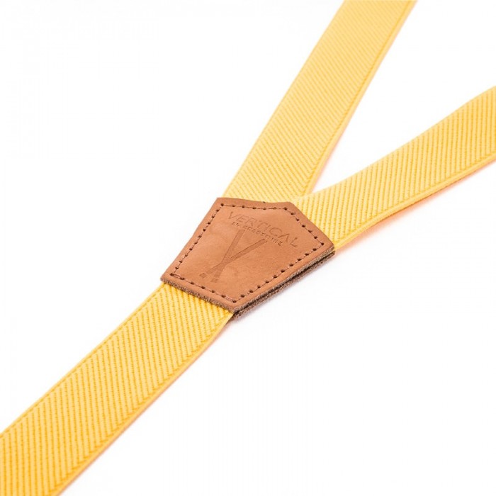 Vertical L’accessoire Bretelles Mi-larges Jaune Les Thionvilloises