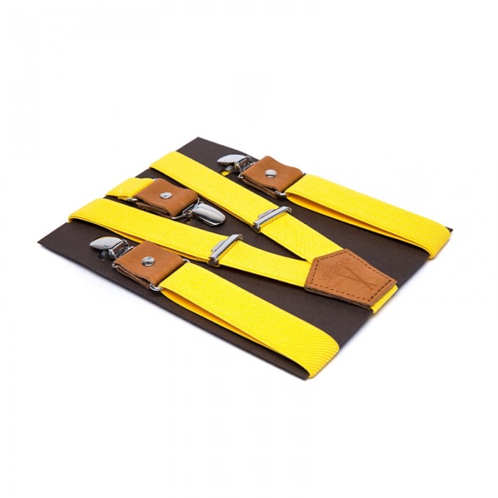 vertical l’accessoire Bretelles mi-larges jaune Les Thionvilloises