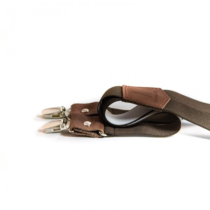 Vertical L’accessoire Bretelles Mi-larges Marron Les Strasbourgeoises