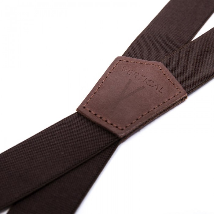 Vertical L’accessoire Bretelles Mi-larges Marron Les Strasbourgeoises
