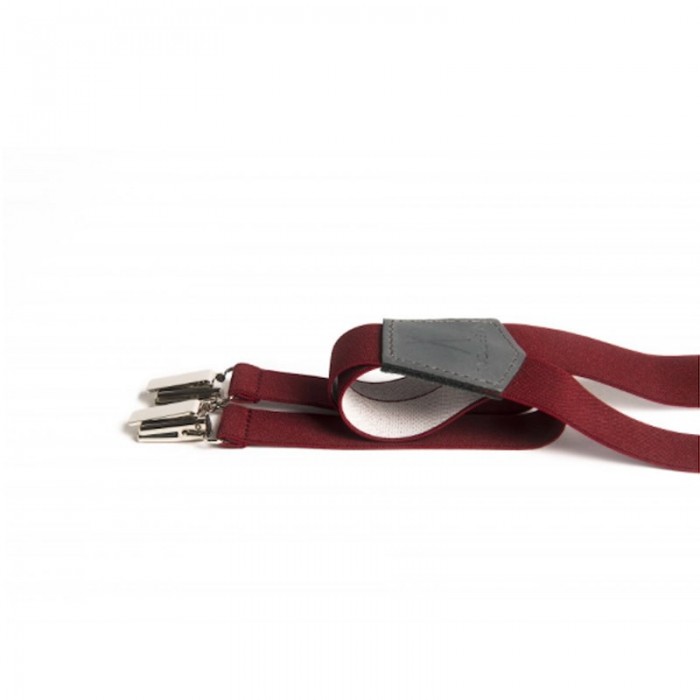 Vertical L’accessoire Bretelles Mi-larges Rouge Bordeaux Les Bordelaises
