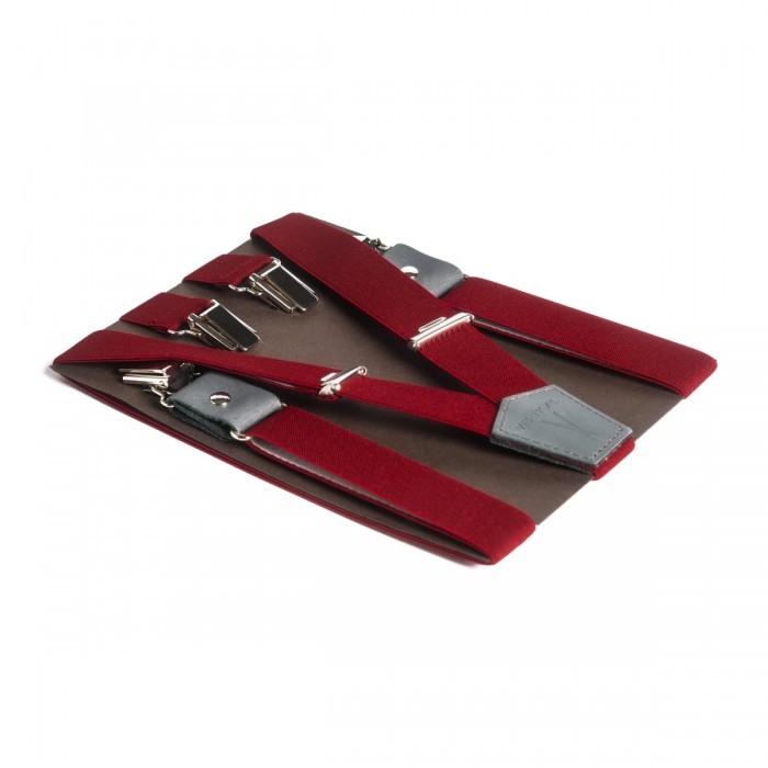 vertical l’accessoire Bretelles mi-larges rouge bordeaux Les Bordelaises