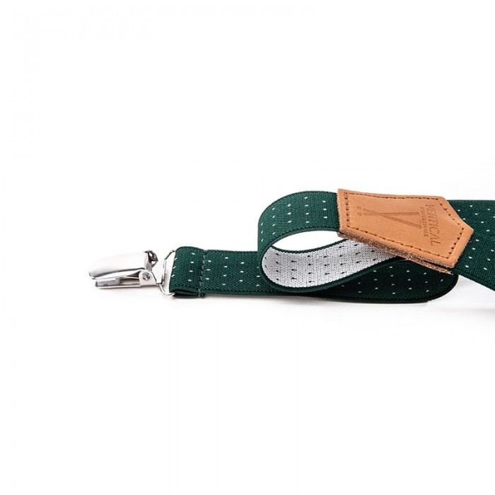 Vertical L’accessoire Bretelles Mi-larges Vert Les Honfleraises