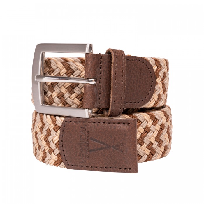 vertical l’accessoire Ceinture tressée beige marron H/F