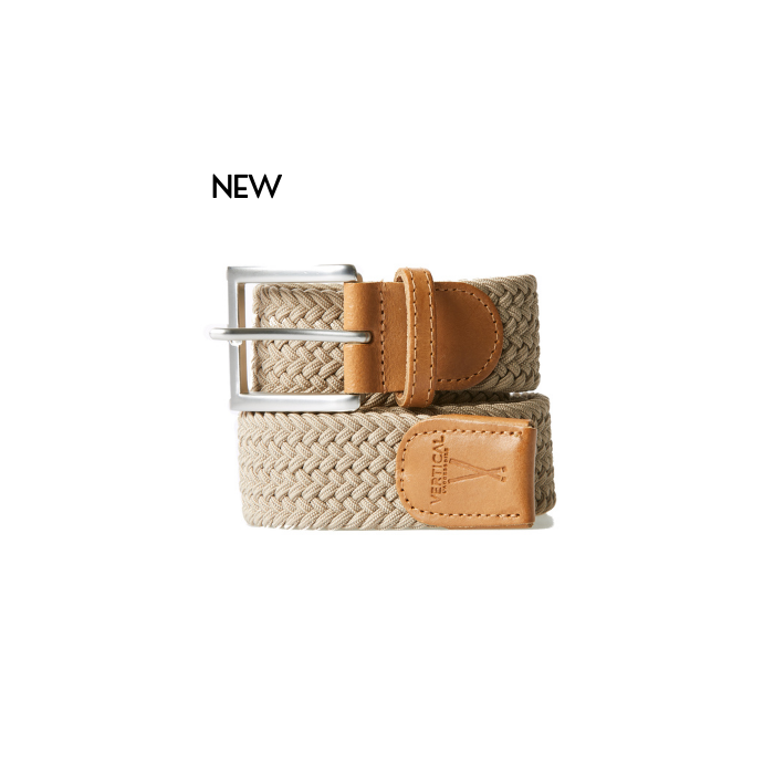 vertical l’accessoire Ceinture tressée beige Sahara