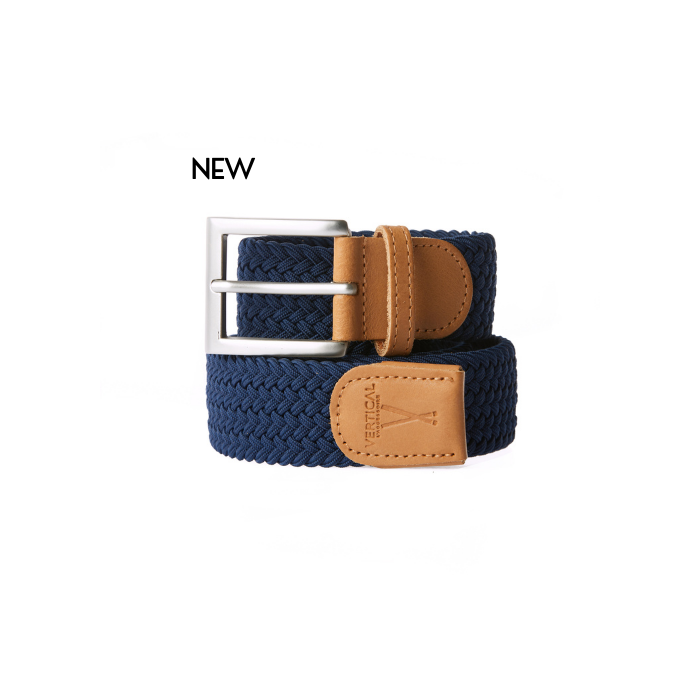 vertical l’accessoire Ceinture tressée bleu outre mer