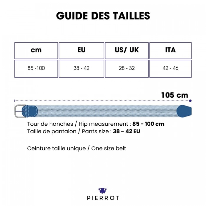 Vertical L’accessoire Ceinture Tressée Bordeaux Blanc