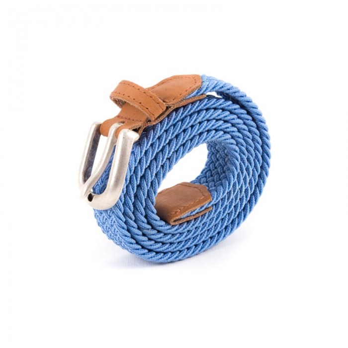 vertical l’accessoire Ceinture tressée fine bleu clair