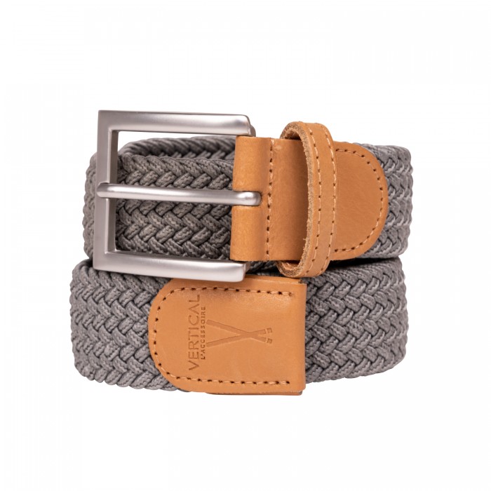 vertical l’accessoire Ceinture tressée gris foncé H/F