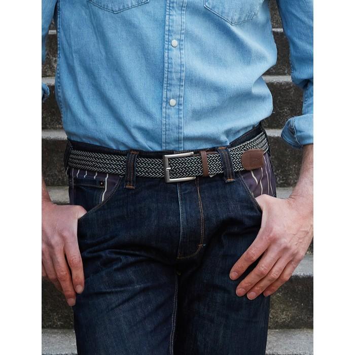 Vertical L’accessoire Ceinture Tressée Noir Blanc H/F