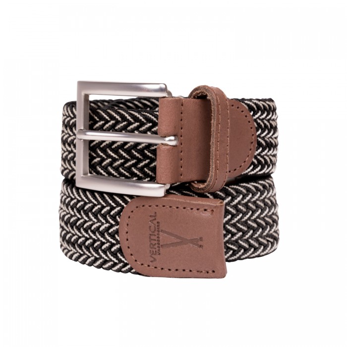 vertical l’accessoire Ceinture tressée noir blanc H/F