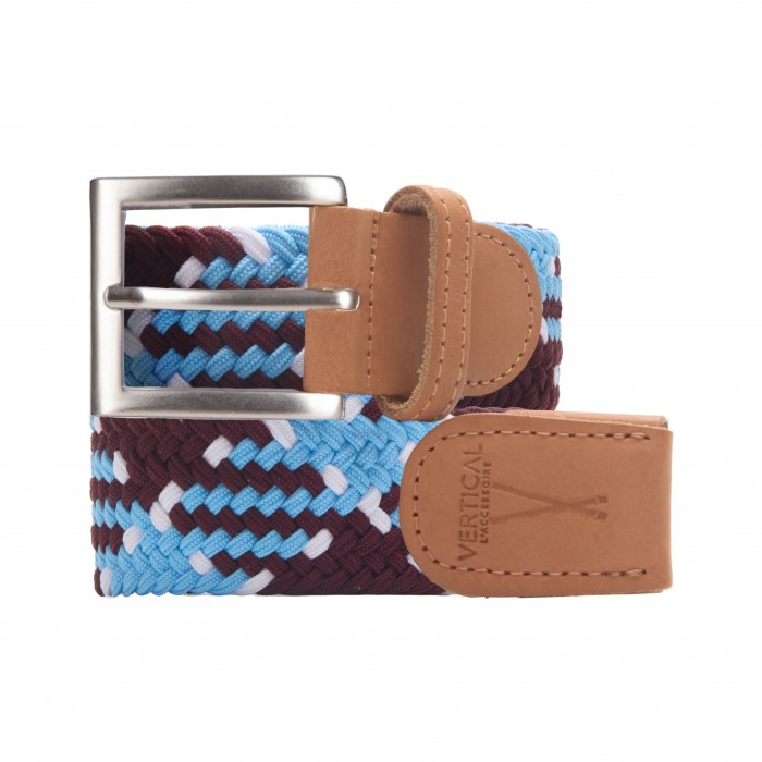 vertical l’accessoire Ceinture tressée noirblancbleu H/F