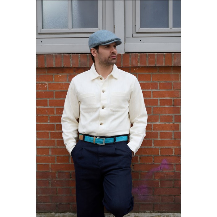 Vertical L’accessoire Ceinture Tressée Turquoise H/F