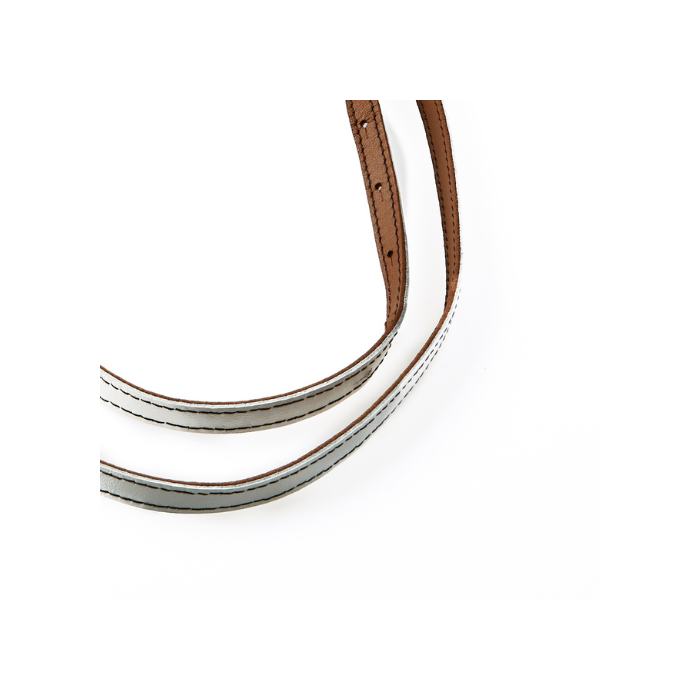 Vertical L’accessoire Lanière De Téléphone Cuir Blanc Skyline Lion