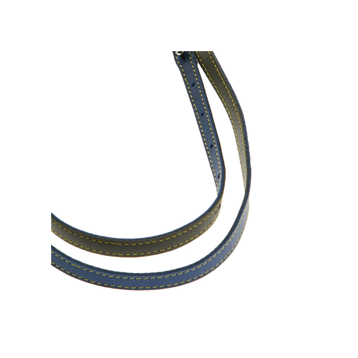 Vertical L’accessoire Lanière De Téléphone Cuir Curi Gris Denim