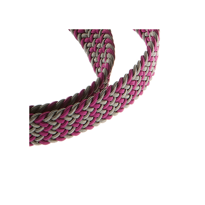 Vertical L’accessoire Lanière De Téléphone Tressée Gris Foncé Prune