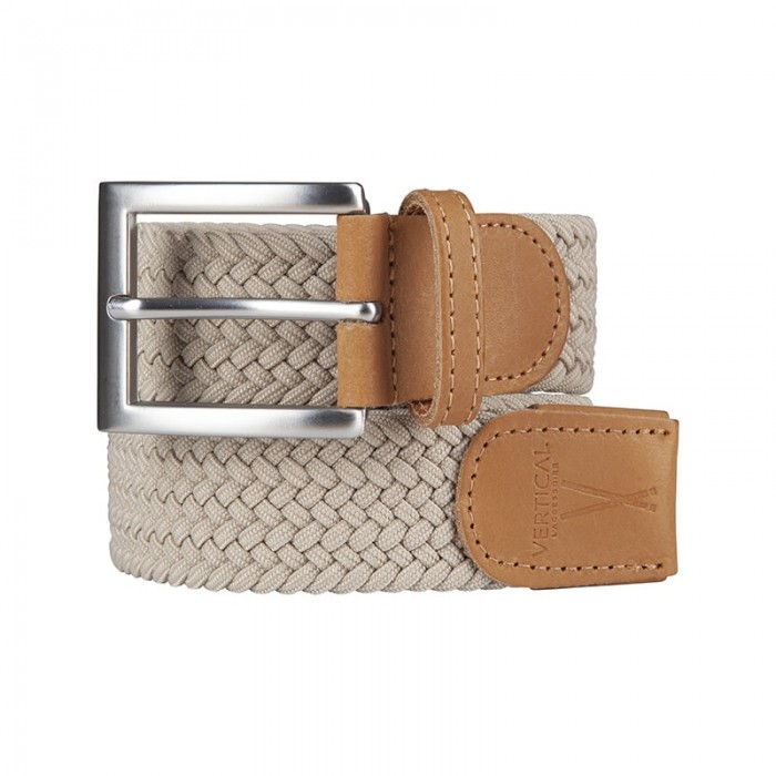 vertical l’accessoire Ceinture tressée beige