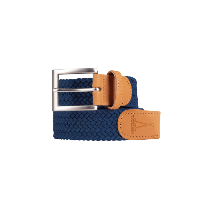 vertical l’accessoire Ceinture tressée bleu marine