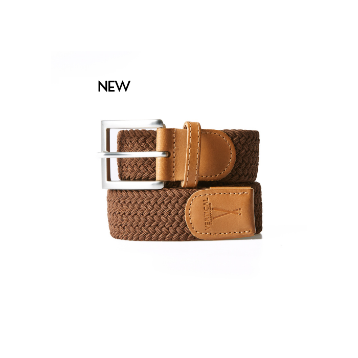 vertical l’accessoire Ceinture tressée châtaigne