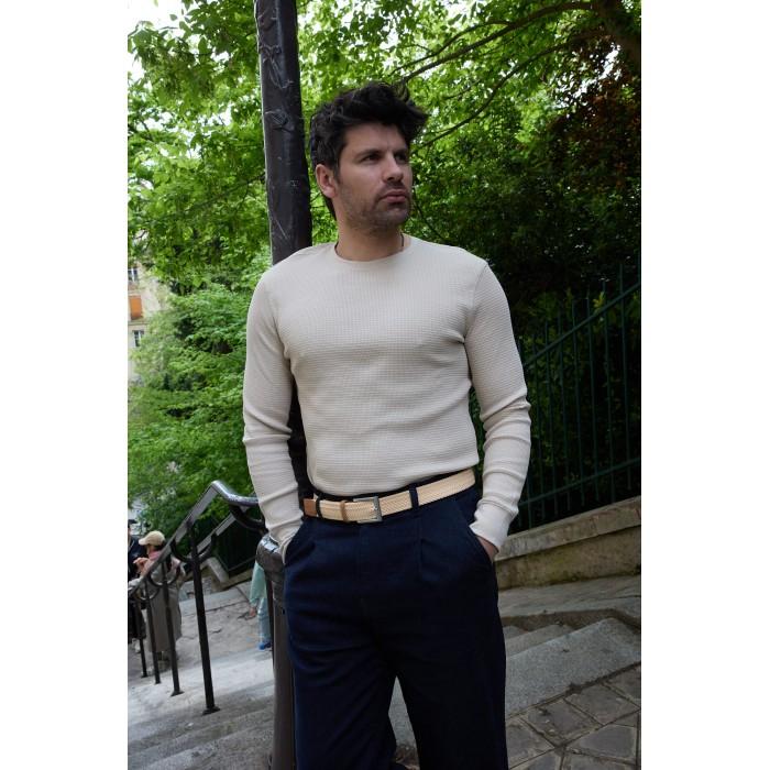 Vertical L’accessoire Ceinture Tressée Desert H/F