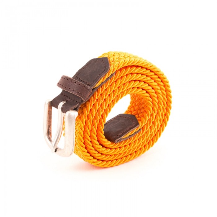 vertical l’accessoire Ceinture tressée fine orange